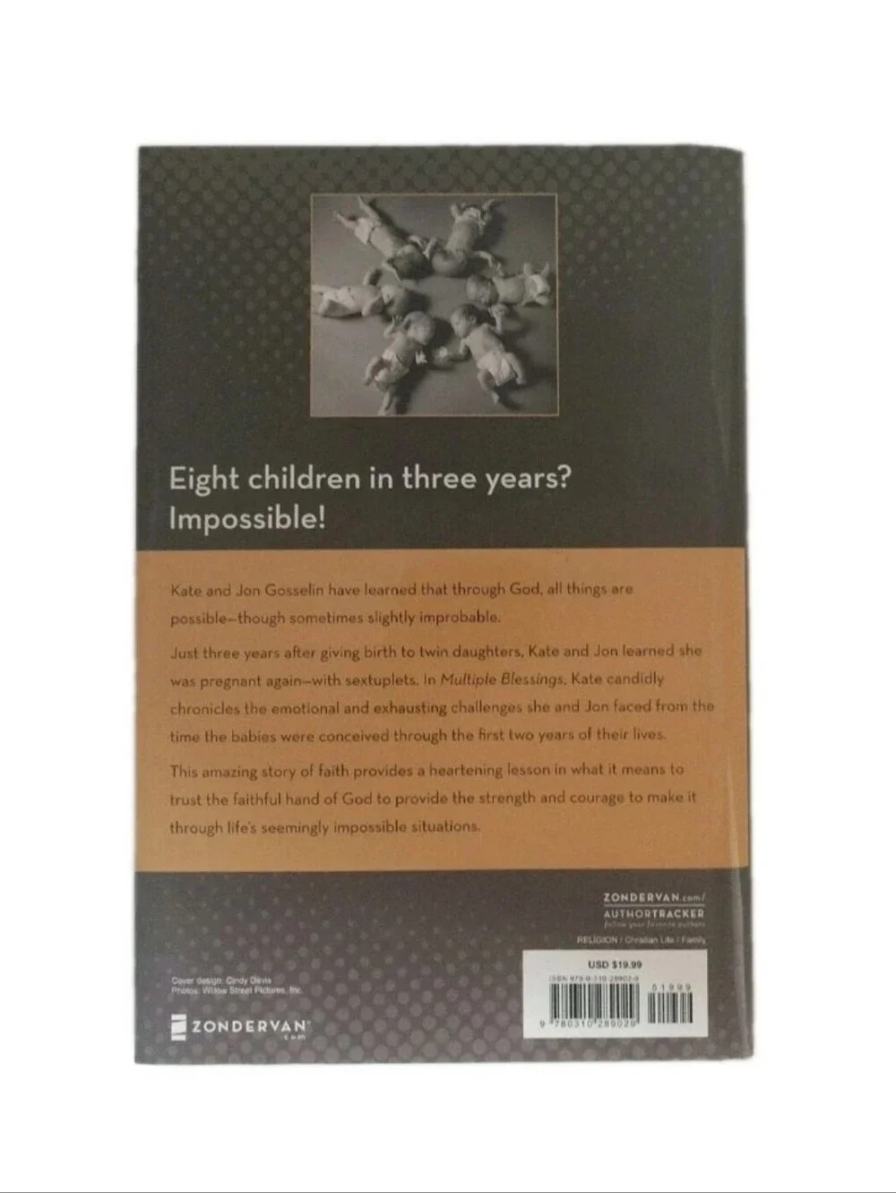 NEW Multiple Blessings Jon & Kate Gosselin Plus 8 Twins Sextuplet Hardcover Book